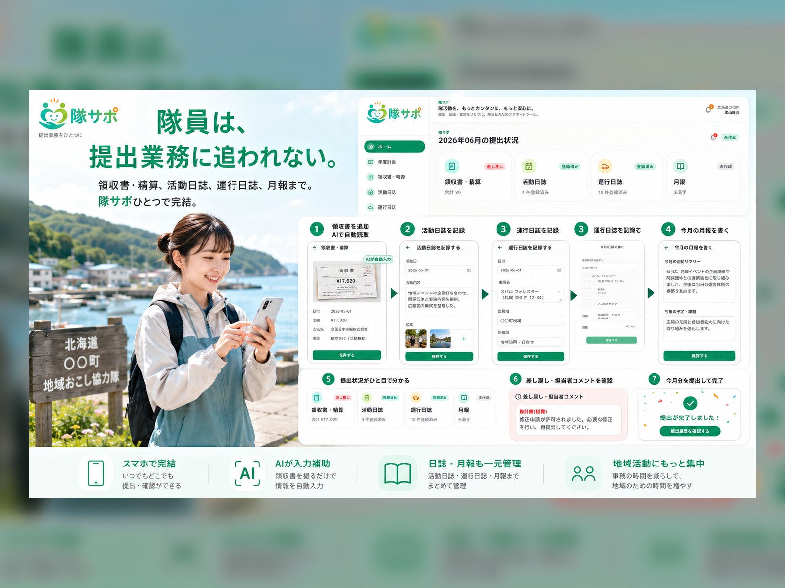 行政向け業務効率化システムの紹介画像